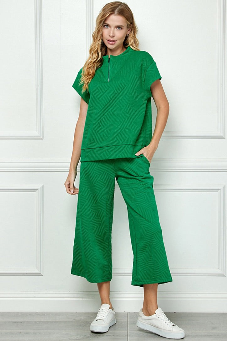 Charolette Cropped Wide Pants