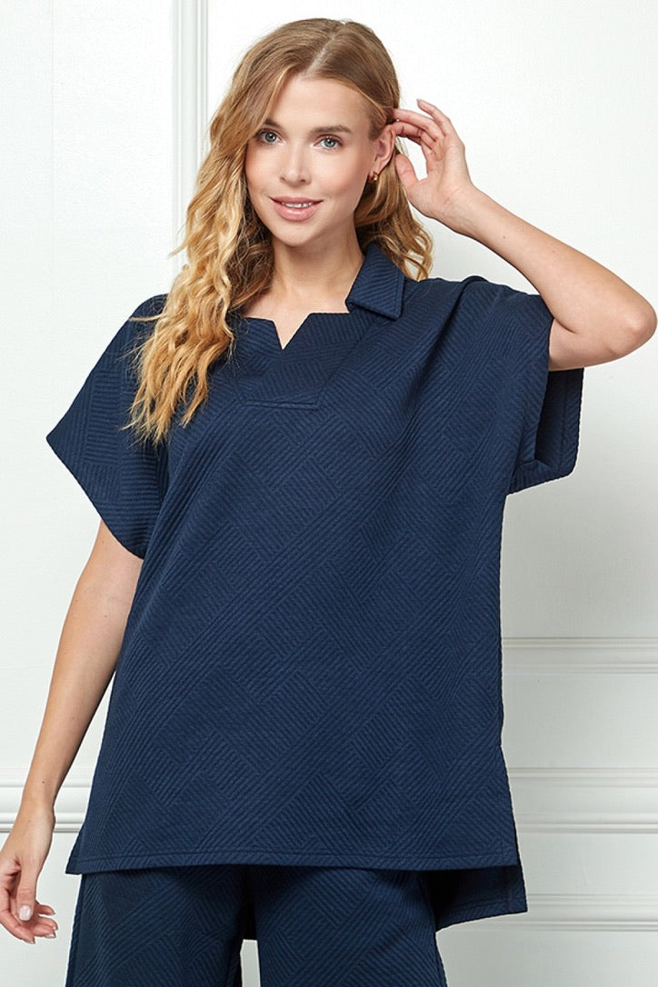 Charolette - Short Sleeve Collar