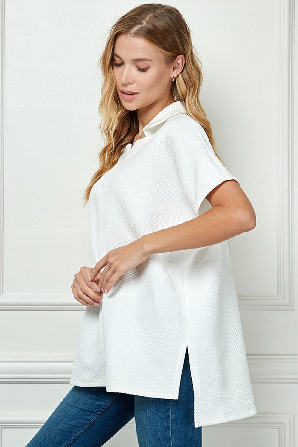 Charolette - Short Sleeve Collar